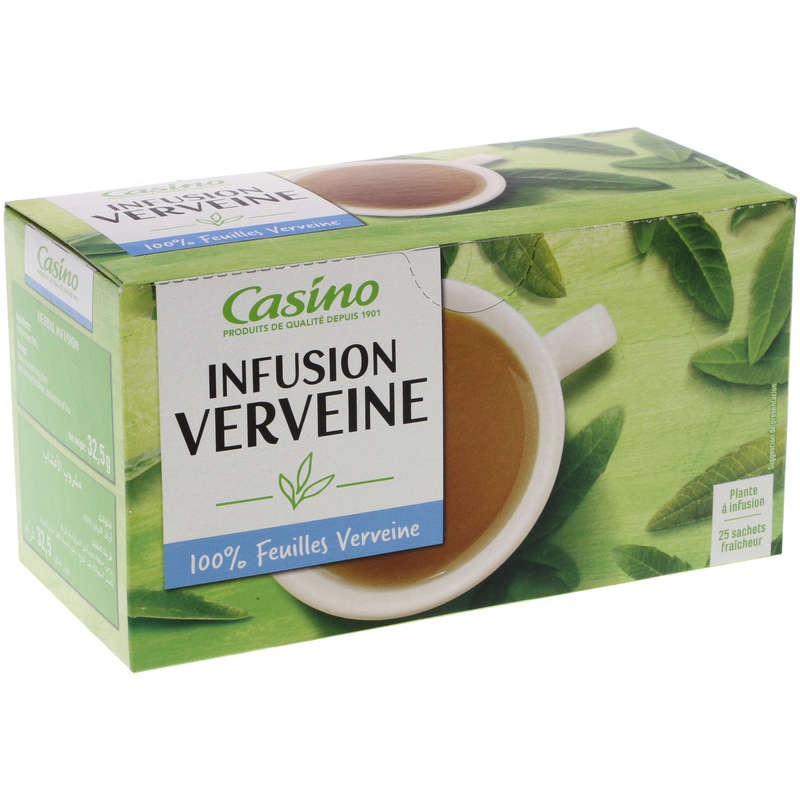 CASINO Infusion Verveine 25 sachets 32.5g CASINO Infusion Verveine 25 sachets 32.5g