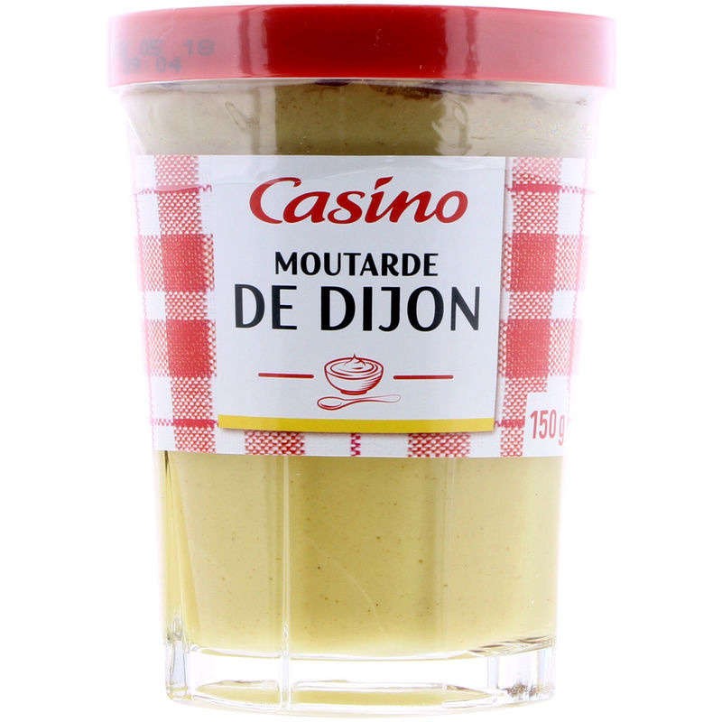 CASINO Moutarde gobelet 150g CASINO Moutarde gobelet 150g