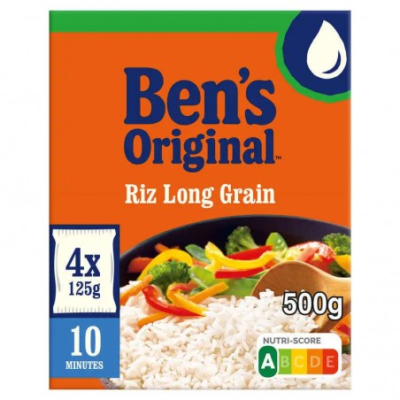 BEN'S ORIGINAL Riz Long grain Sachet Cuisson - 500g